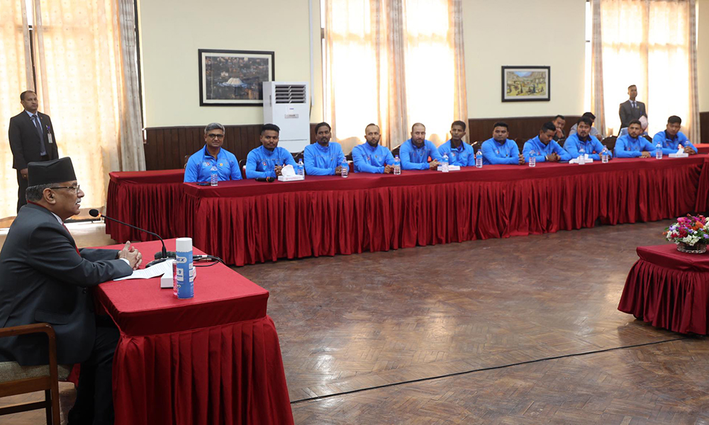 सरकारले अब रंगशाला बनाउने,प्रचण्डले दिए वचन