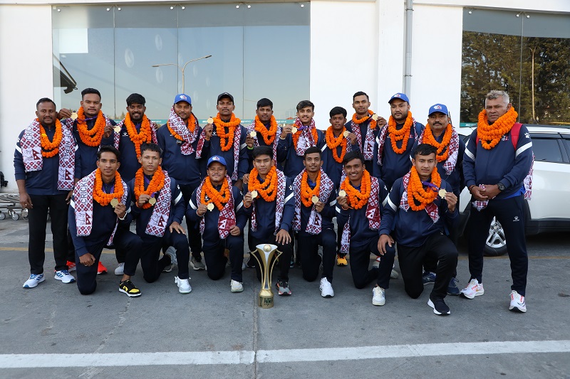 उपाधि जितेर फर्कियो नेपाली टोली /फेरि भारत र पाकिस्तानसँग खेल्ने