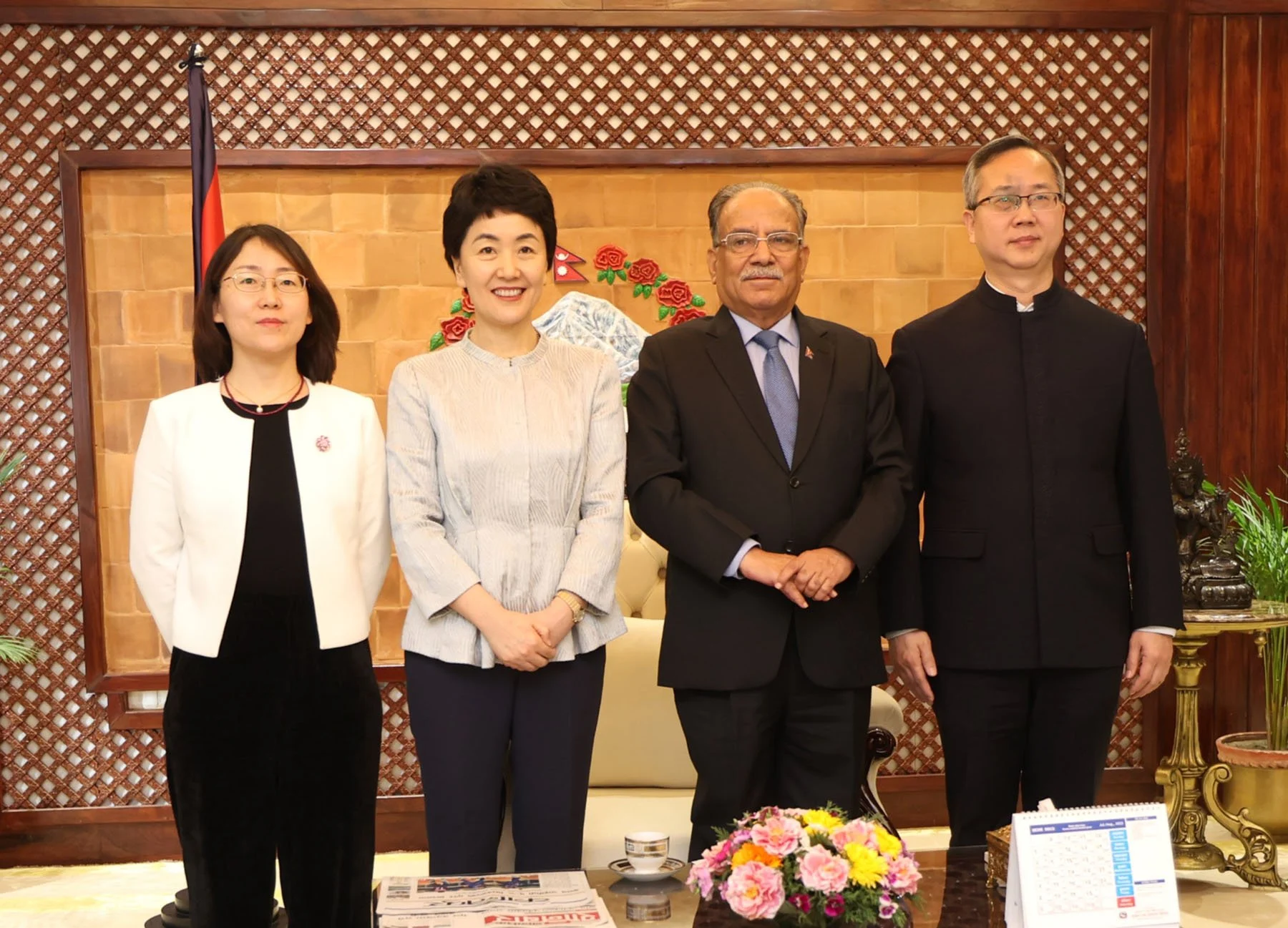 चिनियाँ कम्युनिस्ट पार्टीको प्रतिनिधिमण्डल काठमाडौंमा