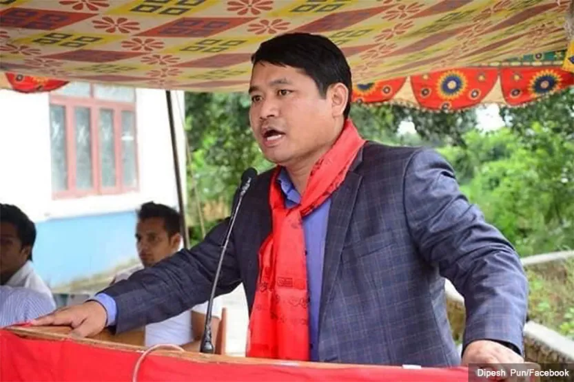 दीपेश पुनलाई जहाजमार्फत बुटवल लगियो