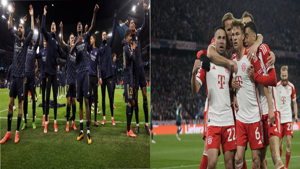 च्याम्पियन्स लिगमा रियल म्याड्रिड र बायर्न म्युनिख सेमिफाइनलमा