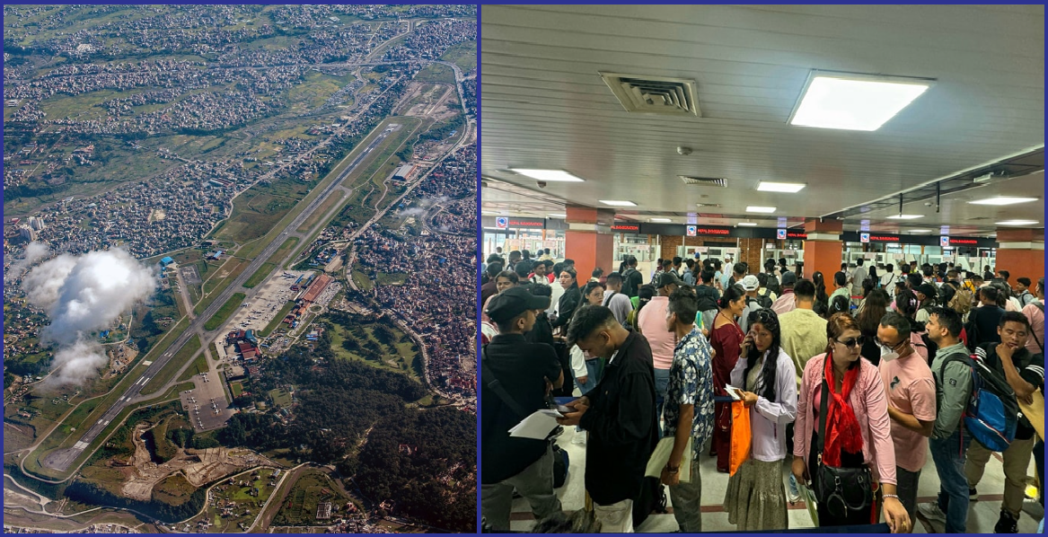 त्रिभुवन विमानस्थललाई चाप धान्न मुस्किल, एक वर्षमा ८७ लाख यात्रु उडे