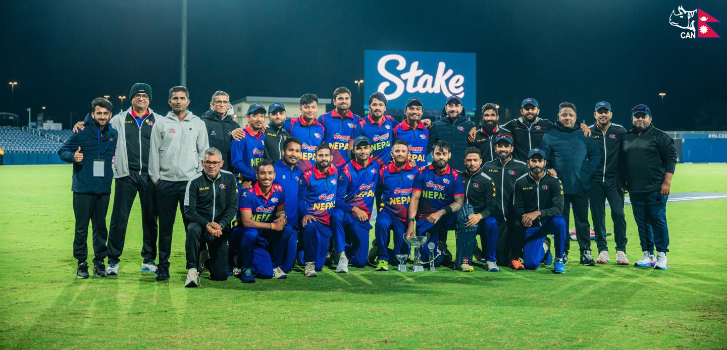 अमेरिकाविरुद्ध नेपालको ऐतिहासिक जित,सिरिज क्लिन स्वीप