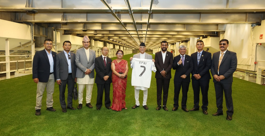 ७ नम्बर जर्सीसहित रियल मड्रिड रंगशालामा ओलीको राउण्ड