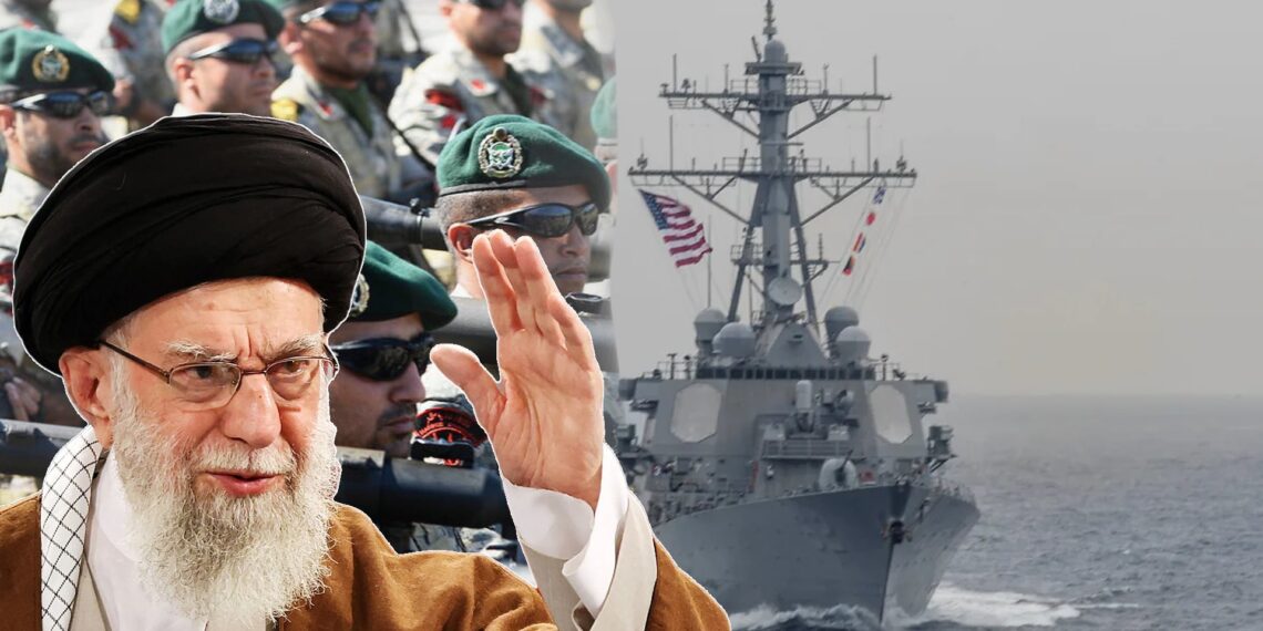 अमेरिकी युद्धपोतलाई खामेनीका सेनाले लखेटे