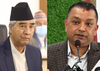 गगन थापाले शेरबहादुरको घाउमा नुनचुक हाले