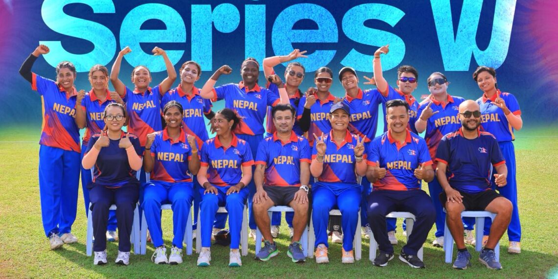 नेपालले जित्यो टी–२० सिरिजको उपाधि