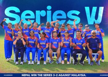 नेपालले जित्यो टी–२० सिरिजको उपाधि