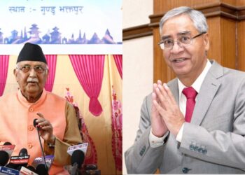 आज गुण्डुमा एमालेको श क्ति प्र द र्श न, प्रमुख वक्ता ओली