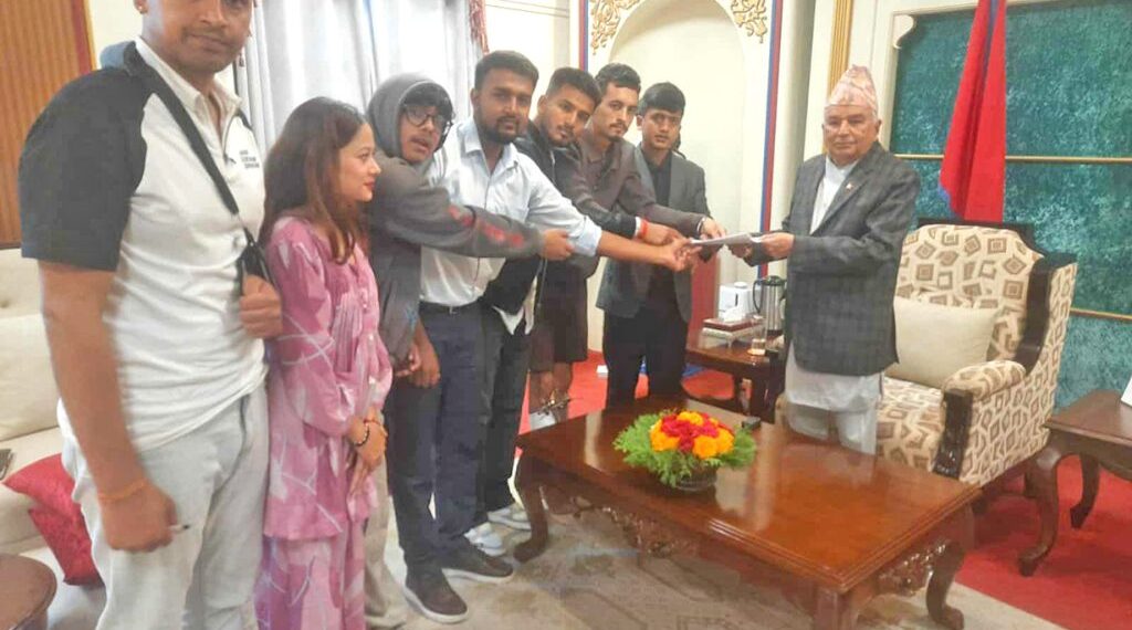 जेनजीले राष्ट्रपतिसँग मागे सुरक्षा, बुझाए ८ बुँदे माग