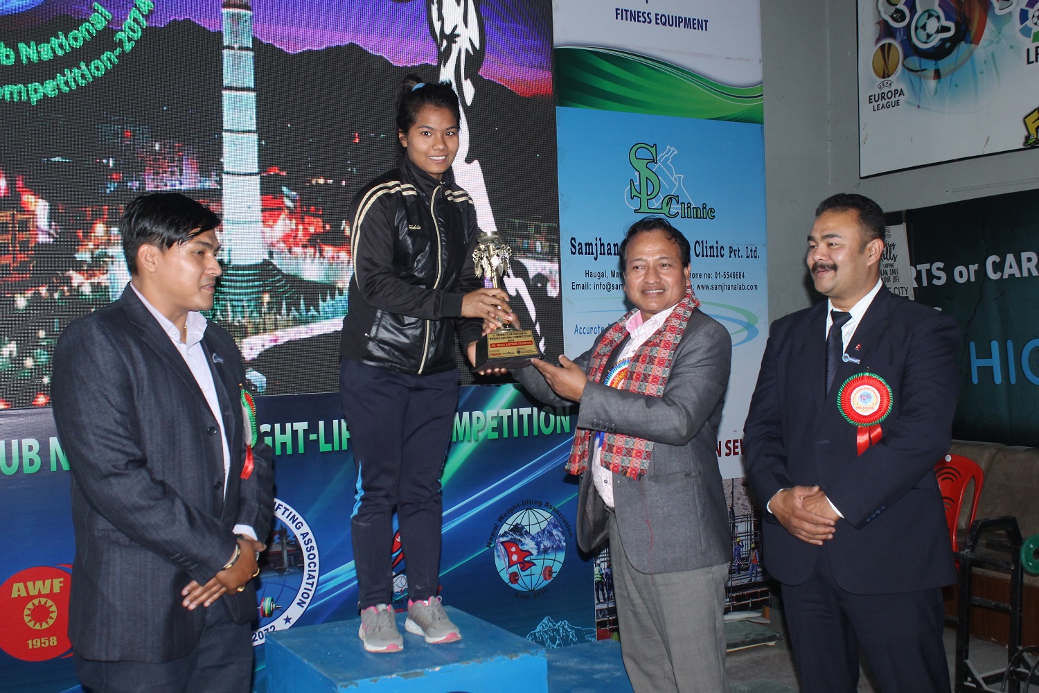 एसियाड भारोत्तलोन : सन्जुले बनाईन् तीन नयाँ राष्ट्रिय कीर्तिमान