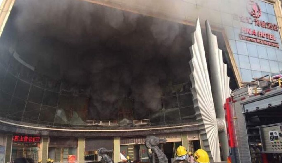 चीनको होटलमा आगलागी हुदा १८ को मृत्यु