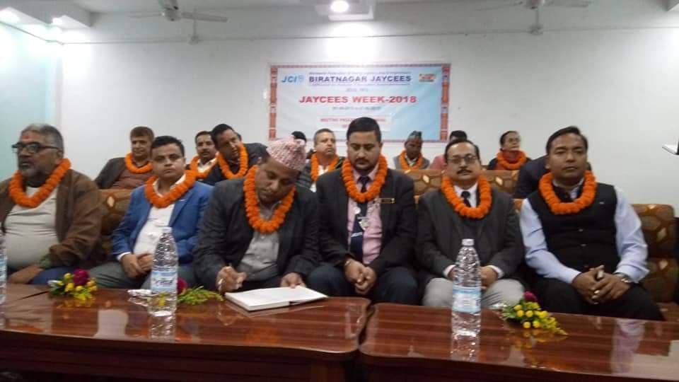 विराटनगर जेसीजको वर्ष २०१८ को ‘जेसीज सप्ताह’ सुरु