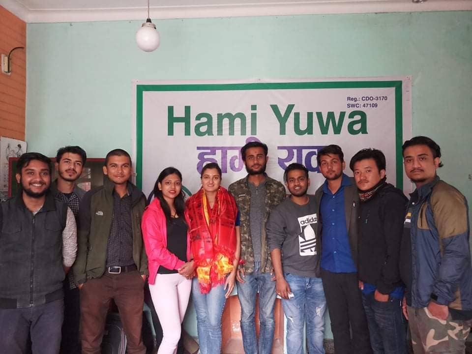 दक्षिण एशियाली युवा सम्मेलनमा नेपालको प्रतिनिधित्व गर्दे अनुपमा