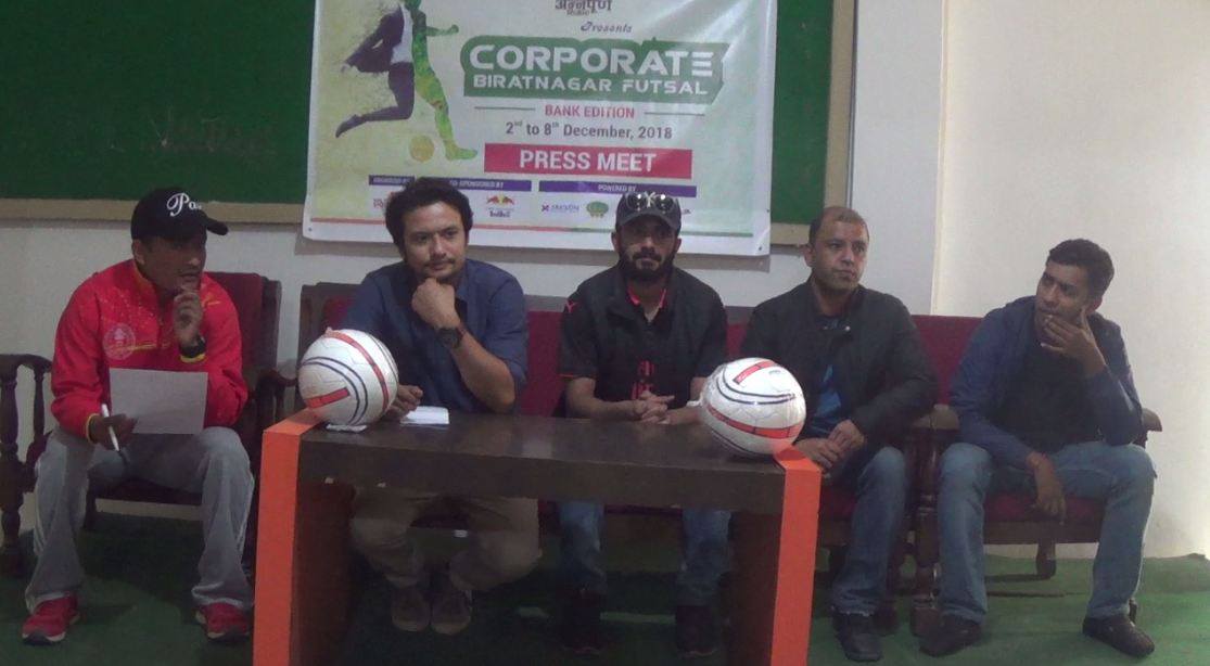 विराटनगरमा मंसिर १६ देखि कर्पोरेट फुटसल