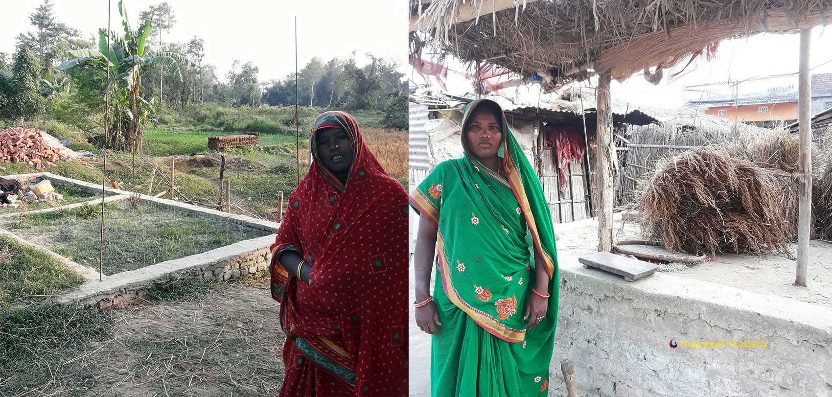 जनता आवास  गरिबलाई उठिवास : घर भत्काएपछि कटेरामा बस्दै, शीतलहरमा झन् समस्या