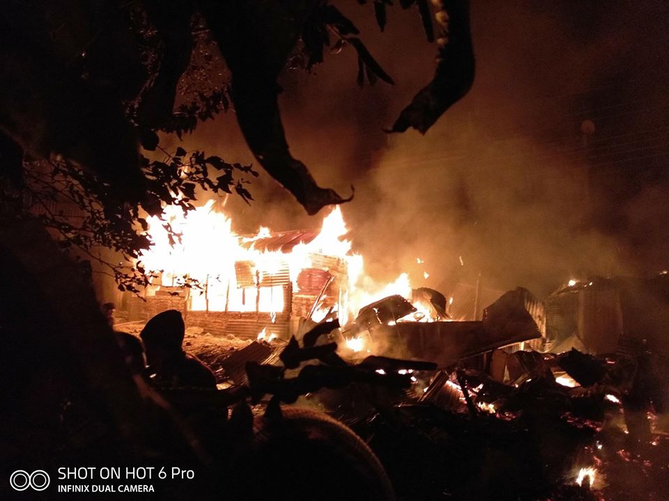 आगलागीमा परी २२ घर जलेर नष्ट
