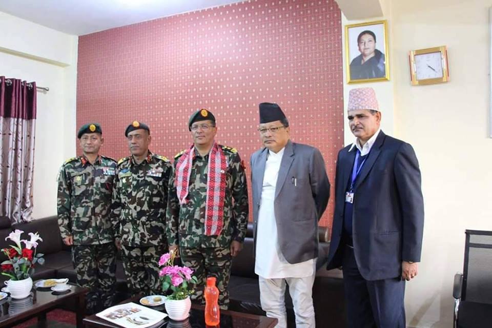 प्रदेश १ को सडक सञ्जालको विस्तारमा सहयोग गर्न सेना तयार