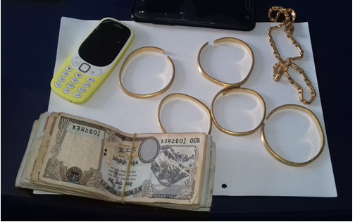 अवैध रुपमा तस्करी गरेको सुन सहित १ जना पक्राउ