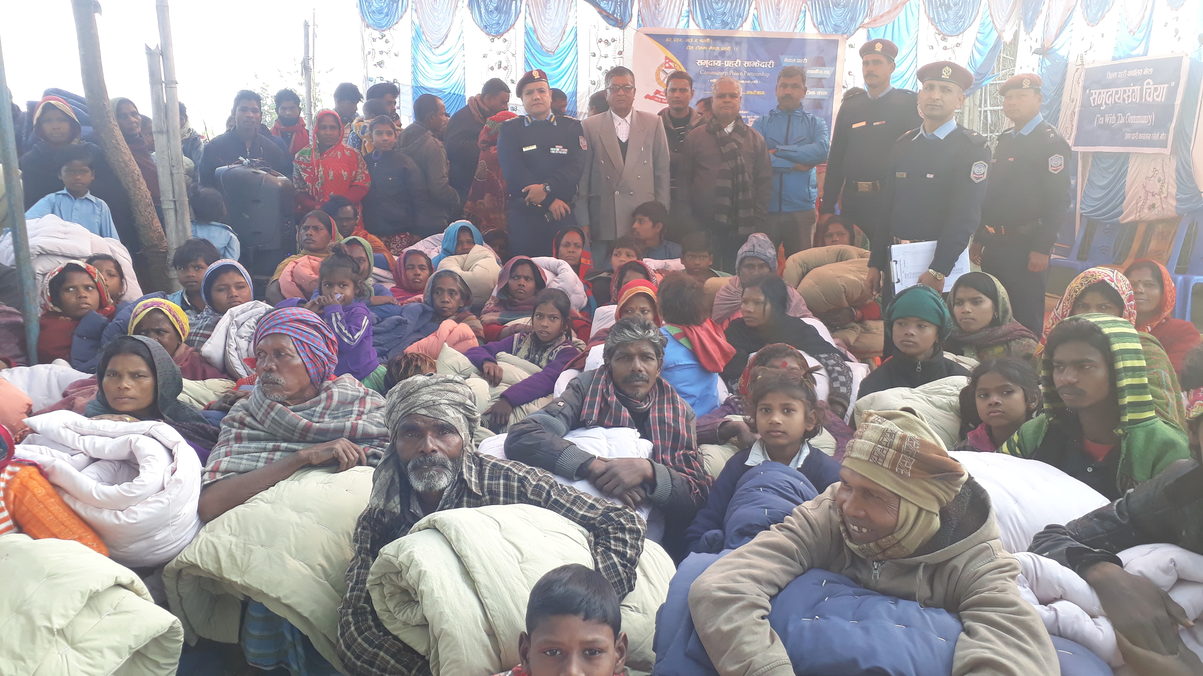 समुदाय–प्रहरी साझेदारी कार्यक्रम अन्तर्गत ८८ घर धुरीलाई सिरक वितरण