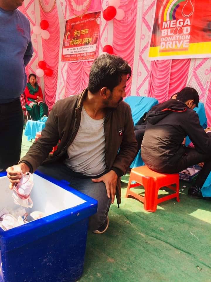 तेरापंथको रक्तदानमा १ सय ८० पिन्ट रगत संकलन
