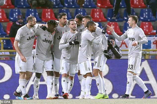 कोपा इटालिया : युभेन्टस र मिलान क्वाटरफाइनलमा