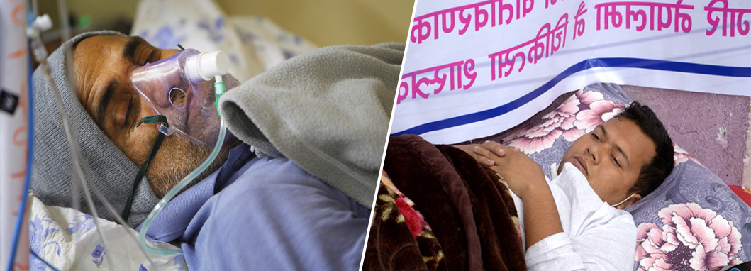 अनशनस्थल बन्दै शिक्षण अस्पताल- केसीकाे विरूद्धमा थापा, थापाकाे विरूद्धमा खेम!