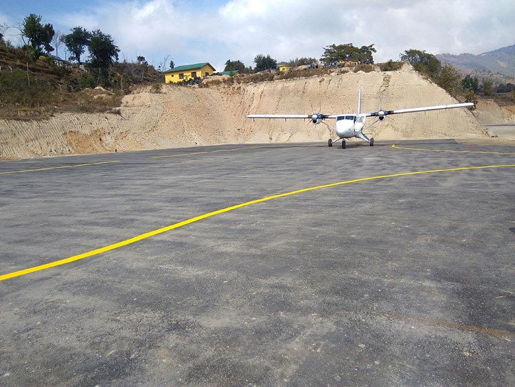 खोटाङको थामखर्क विमानस्थलमा हप्ताको दुई दिन उडान