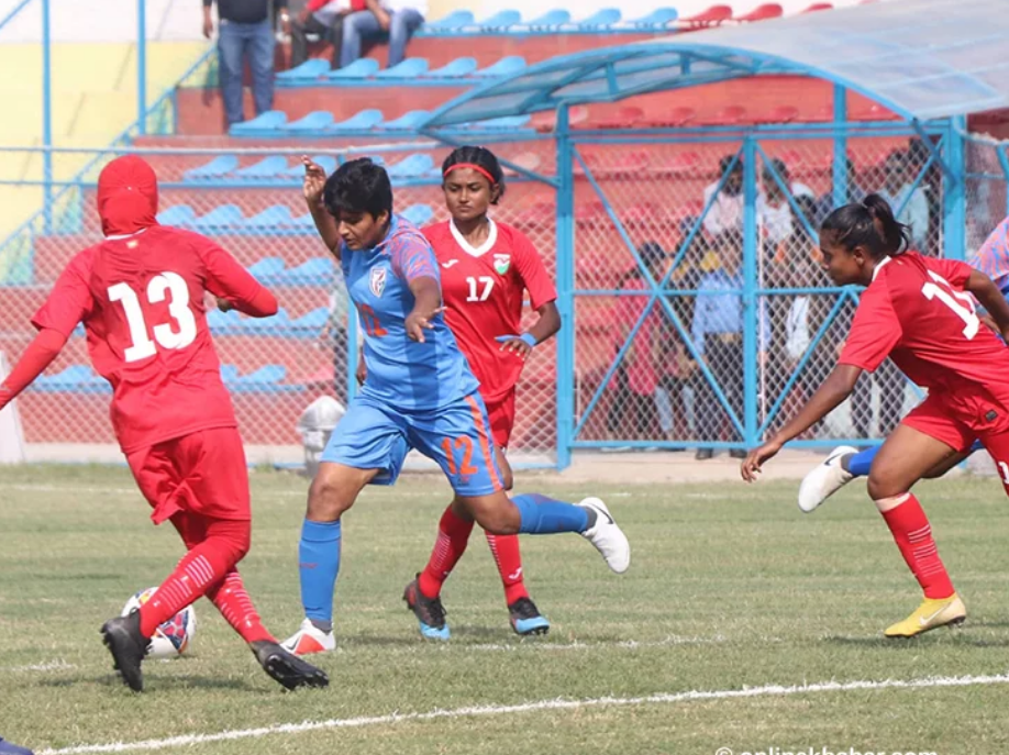 साफ महिला फुटबल : भारतको फराकिलो जित