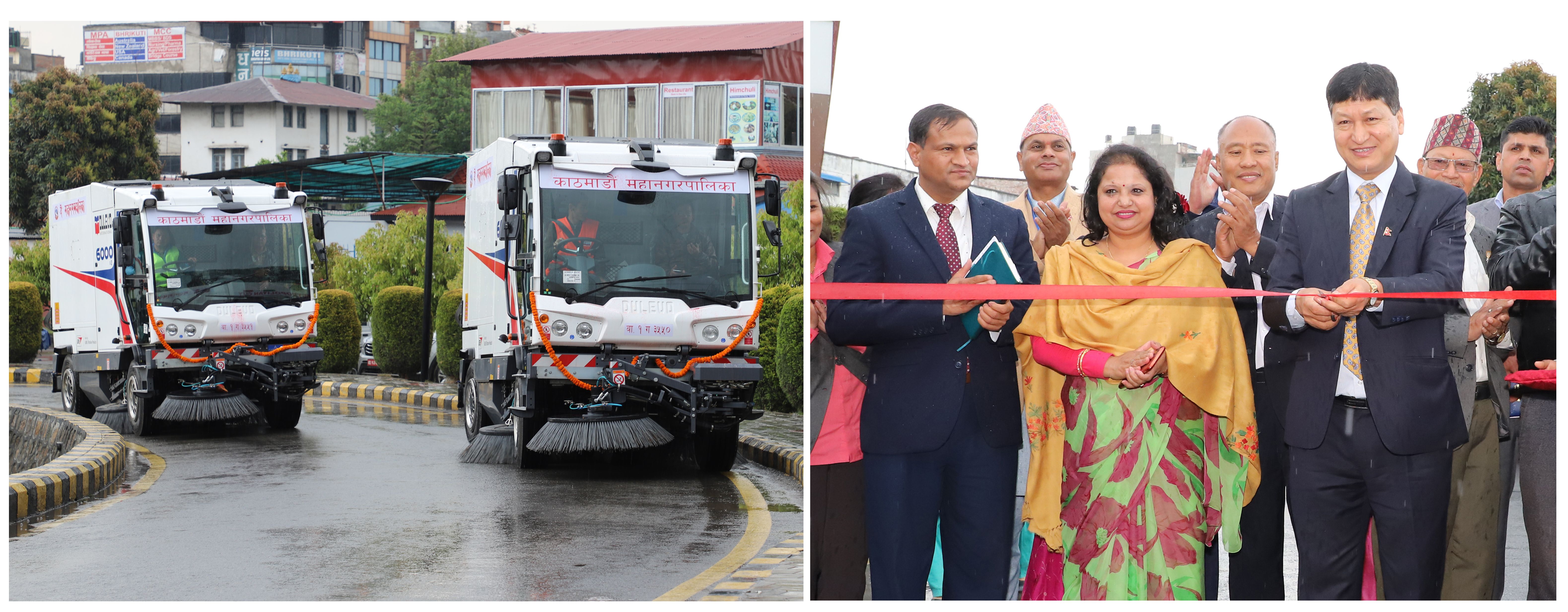 धूलोमुक्त हुने भयो काठमाडौं, सडकमा घुम्न थाले ‘ब्रमुर’