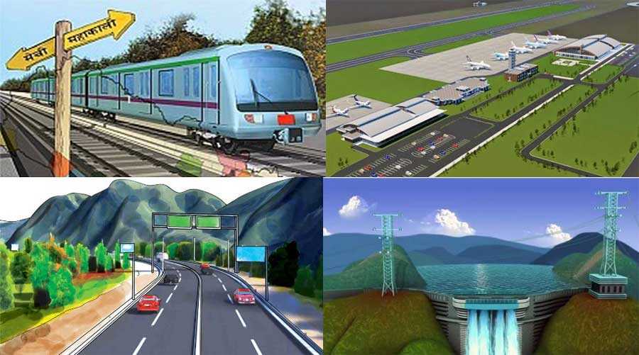 राष्ट्रिय गौरवका आयोजनाः चालू आवमा ८८ अर्ब बिनियोजन, ६ महिनामा २४.९४ % मात्रै खर्च