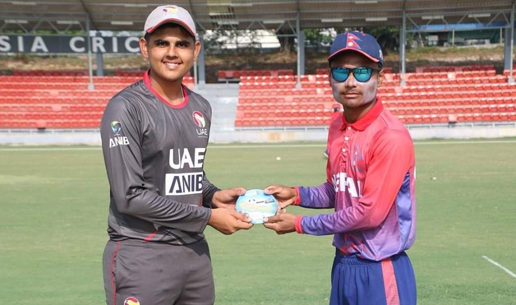 यू–१९ विश्वकप छनोट : नेपाललाई ठुलो झड्का, यूएई एक रनले विजयी