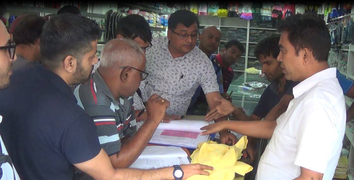 विराटनगरमा बिना बिल सामान खरिद बिक्री,४ पसललाई जरिवाना