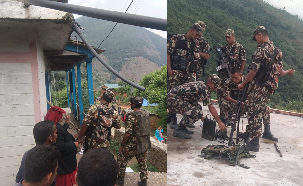 गाउँपालिका अध्यक्षको कार्यकक्षमै बम, २० घन्टापछि सेनाद्वारा डिस्पोज