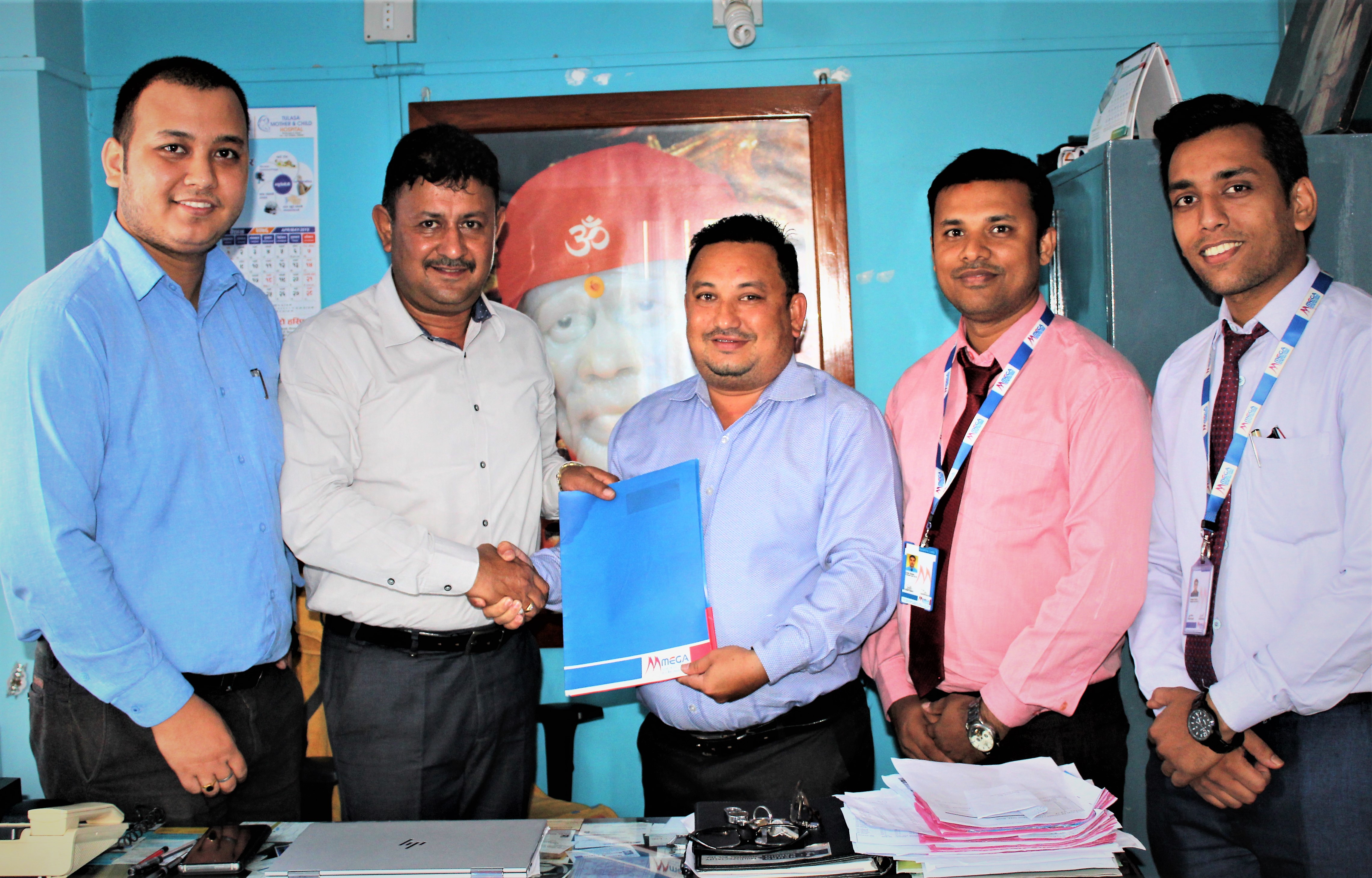 न्यूरो हस्पिटलमा मेगा बैंकका ग्राहलाई १५ .५  % सम्म छुट