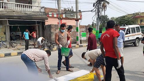 हातेमालो अभियानले बनायो जेब्रा क्रसिङ