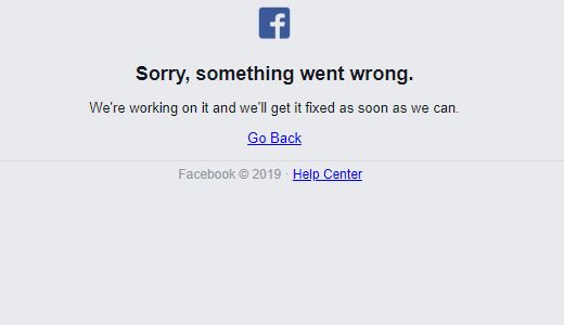 फेसबुकमा समस्या