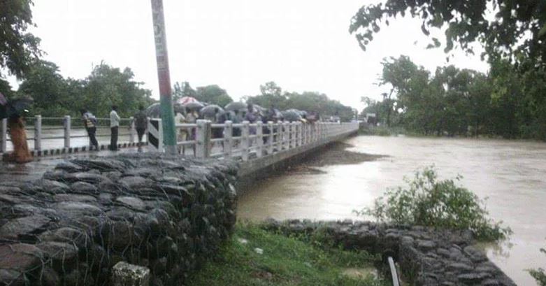 नारायणी नदीमा बाढीले सतर्कता तह पार गर्‍यो, सतर्क रहन आग्रह