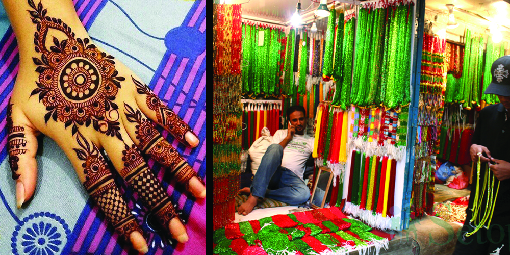 साउन महिना लागेसँगै चुरा र मेहेन्दीको व्यापारमा बृद्धि