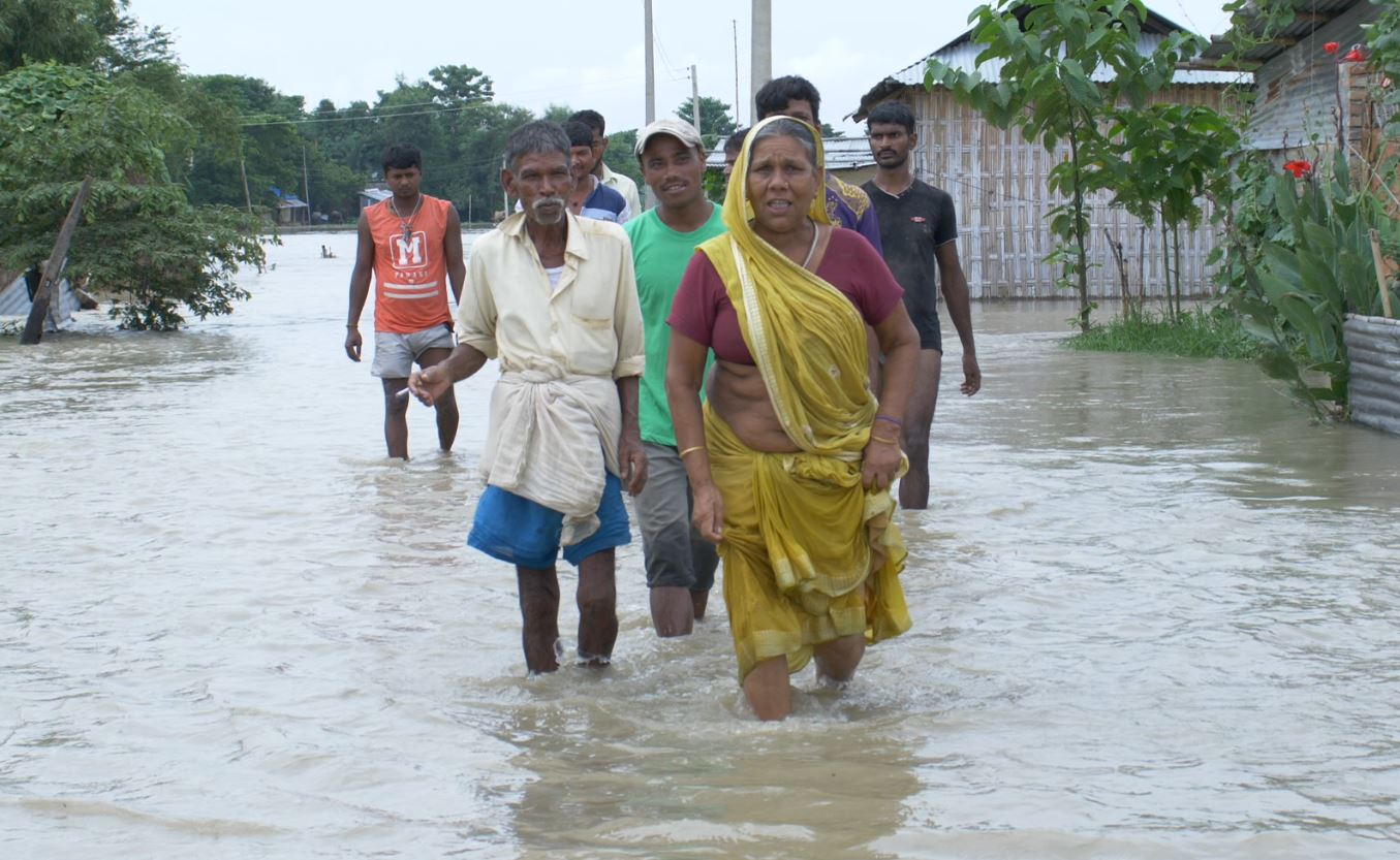 विराटनगरको रामपुरमा बाढी, स्थानिय त्रसित