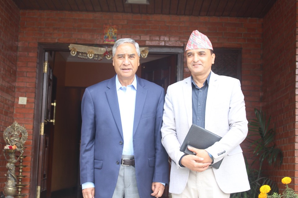 भट्टराई र देउवाको भेट