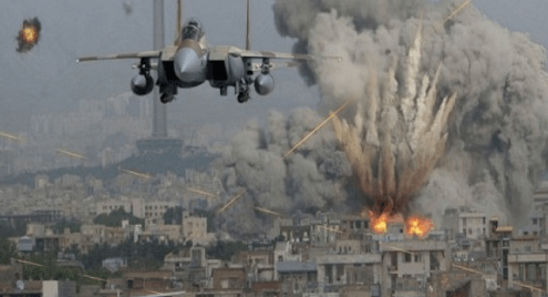 सिरिया हवाई आक्रमणः १८ लडाकू मारिए