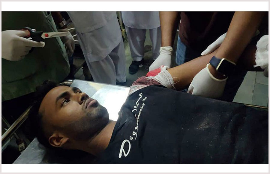 अज्ञात समूहको गोली प्रहारबाट सप्तरीमा युवक घाइते