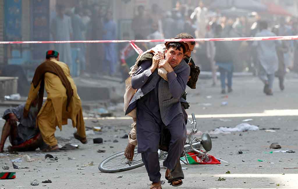 अफगानिस्तानमा राष्ट्रपतिको चुनावी र्यालीमा बम विष्फोट, २४ को मृत्यु
