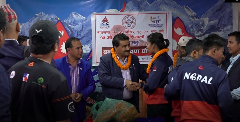 सागका बक्सिङ खेलाडी प्रशिक्षण पोखरामा