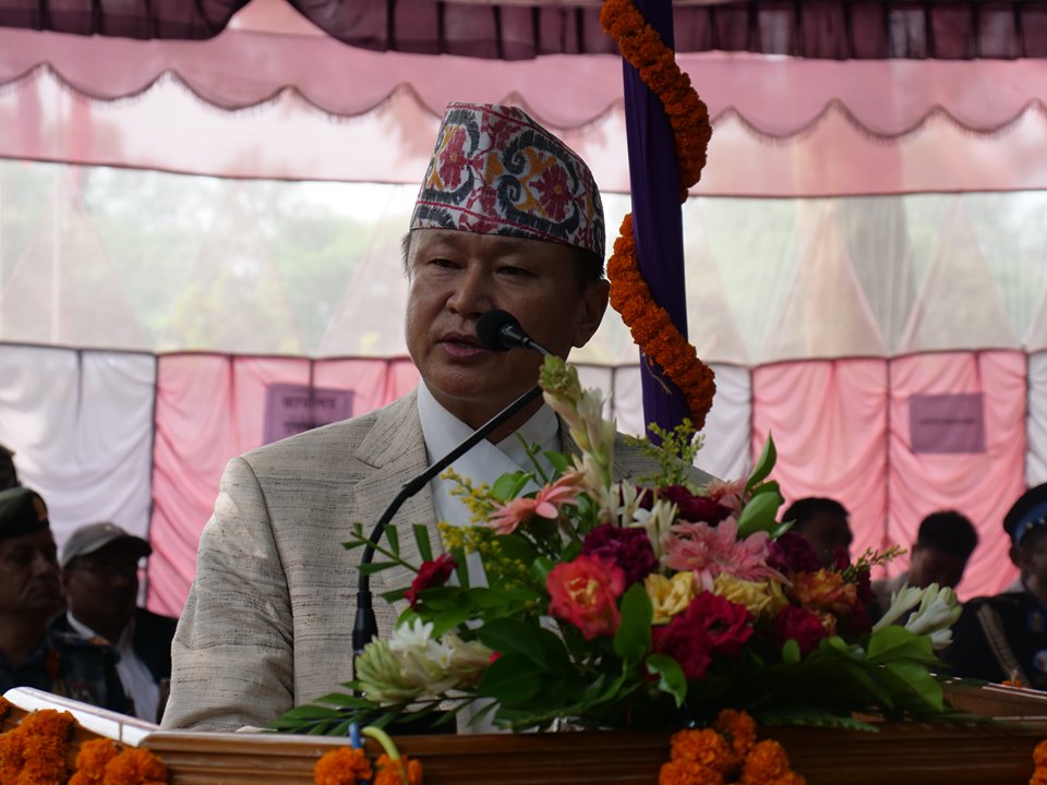 प्रदेश १ को प्रहरी संगठनलाई नमुना बनाईनेः शेरधन राई