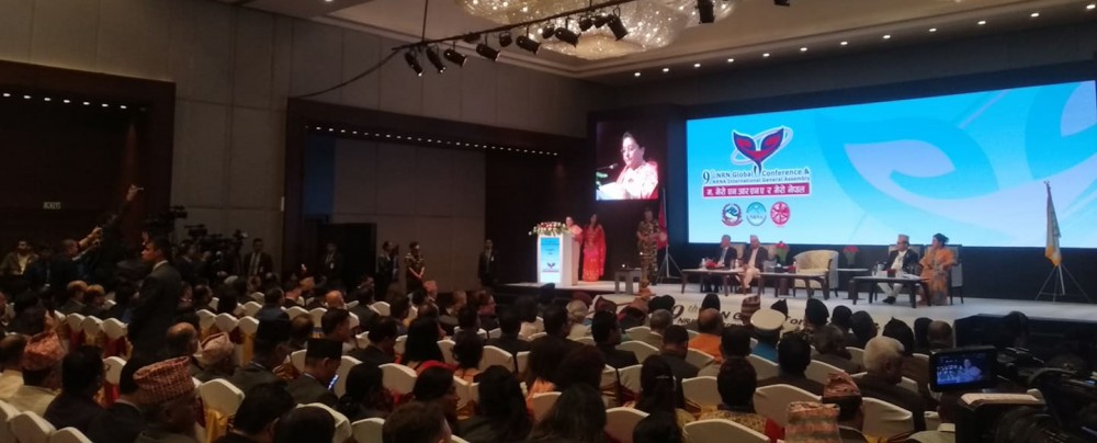 नेपालमा लगानी गर्न एनआरएनएलाई राष्ट्रपतिको आह्वान