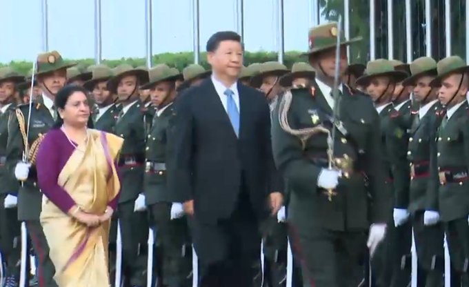 चिनियाँ राष्ट्रपति सी नेपालमा, काठमाडौँमा भब्य स्वागत