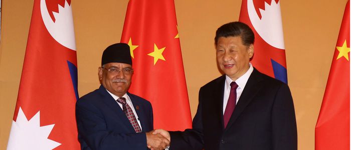 राष्ट्रपति सीसँग दाहालको नेतृत्वमा नेकपा टोलीको भेटवार्ता