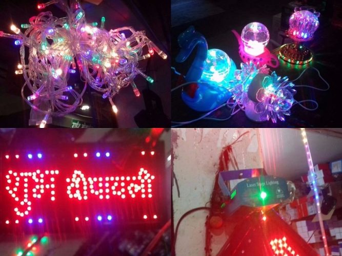 ६० करोड मूल्यका झिलिमिली बत्ती भित्रिए, ९० प्रतिशत चीनबाट मात्रै